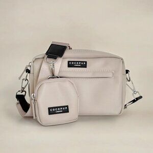 Cocopup Dog Walking Bag - Tan / Plain Nude
